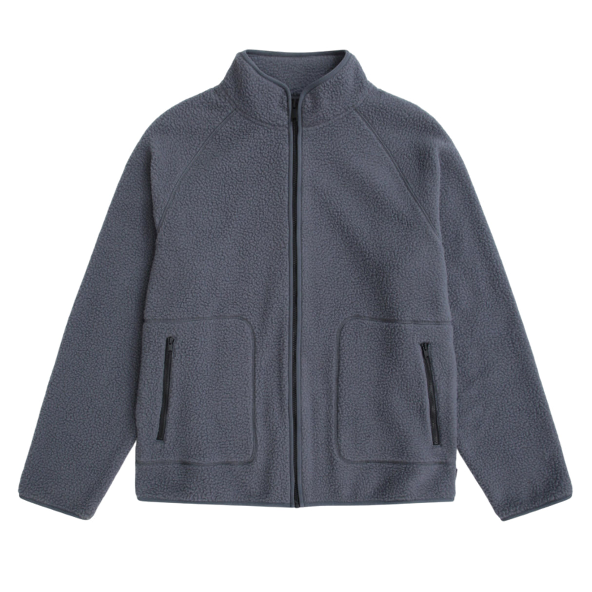 Animal Mens Andy Borg Fleece Jacket Light Grey