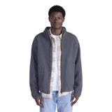 Animal Mens Andy Borg Fleece Jacket Light Grey