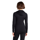 Animal Womens Merino Wool Hoodie Black