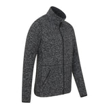 Mountain Warehouse Mens Idris III Full Zip Fleece Jacket Black