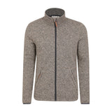 Mountain Warehouse Mens Idris III Full Zip Fleece Jacket Beige