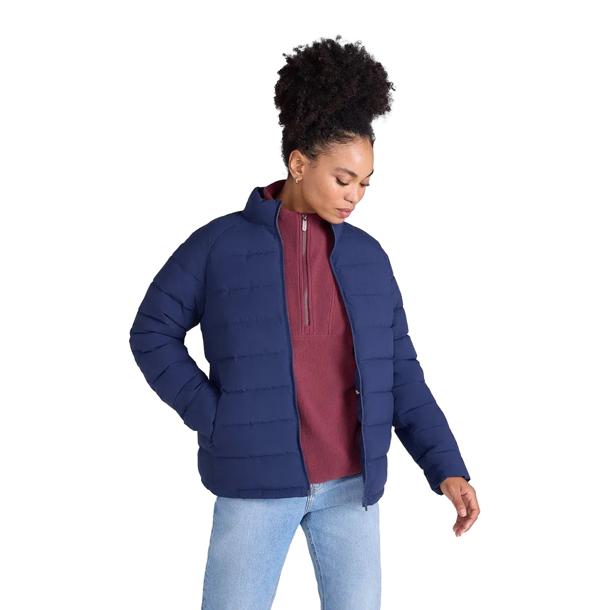 Animal Womens Light Cosi Padded Jacket Navy