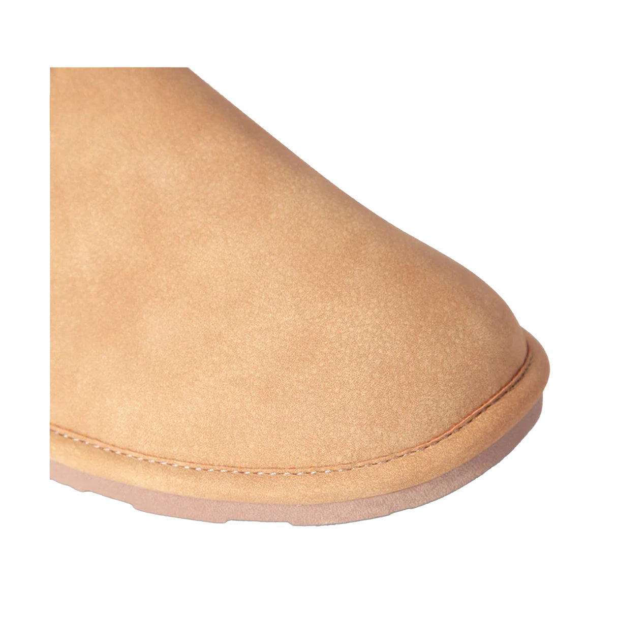 Animal Unisex Adult Borg Lined Slippers Beige
