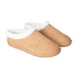 Animal Unisex Adult Borg Lined Slippers Beige