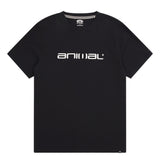 Animal Mens Leon Organic Relaxed Fit T-Shirt Black