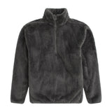 Animal Mens Teddy Fleece Half Zip Jacket Khaki