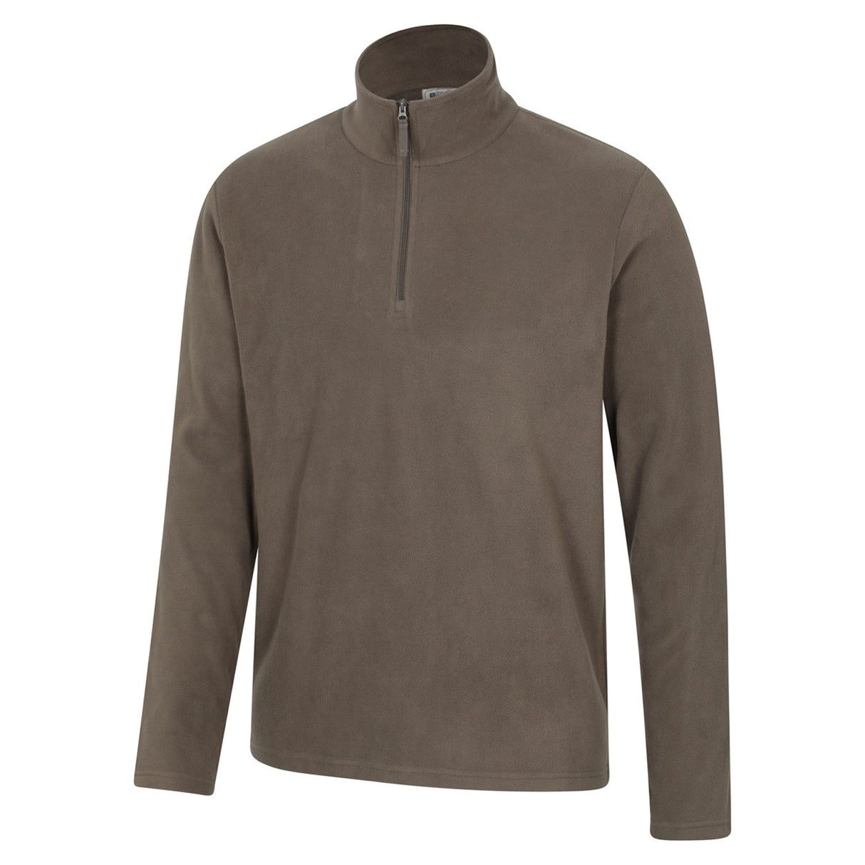 Mountain Warehouse Mens Camber II Half Zip Fleece Light Brown