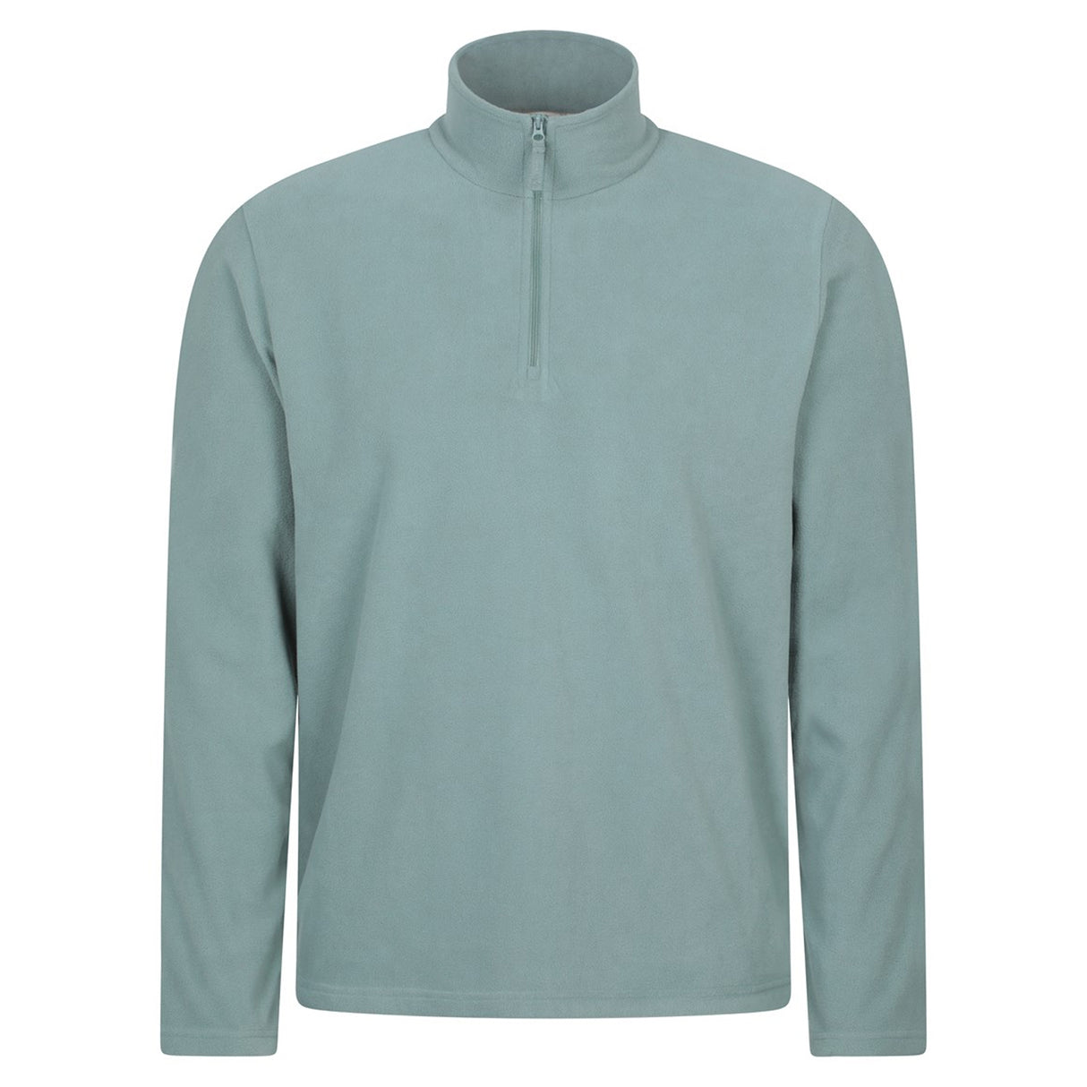 Mountain Warehouse Mens Camber II Half Zip Fleece Pale Green