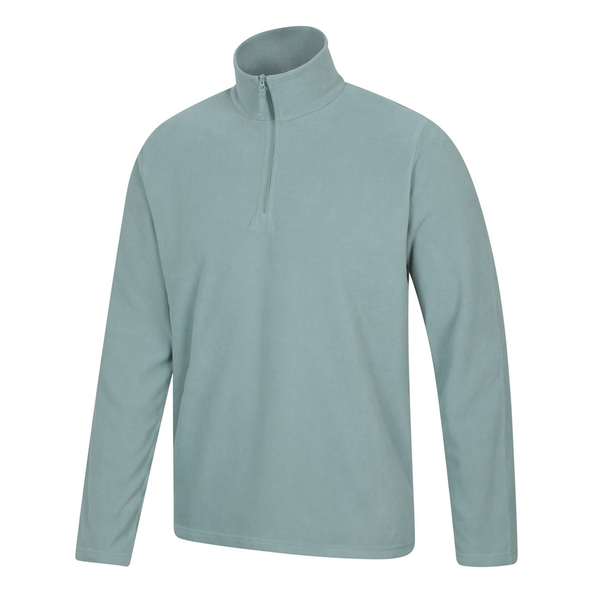 Mountain Warehouse Mens Camber II Half Zip Fleece Pale Green