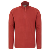 Mountain Warehouse Mens Camber II Half Zip Fleece Red