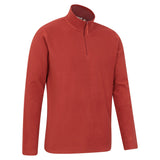 Mountain Warehouse Mens Camber II Half Zip Fleece Red