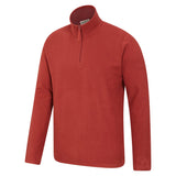 Mountain Warehouse Mens Camber II Half Zip Fleece Red
