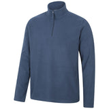 Mountain Warehouse Mens Camber II Half Zip Fleece Blue