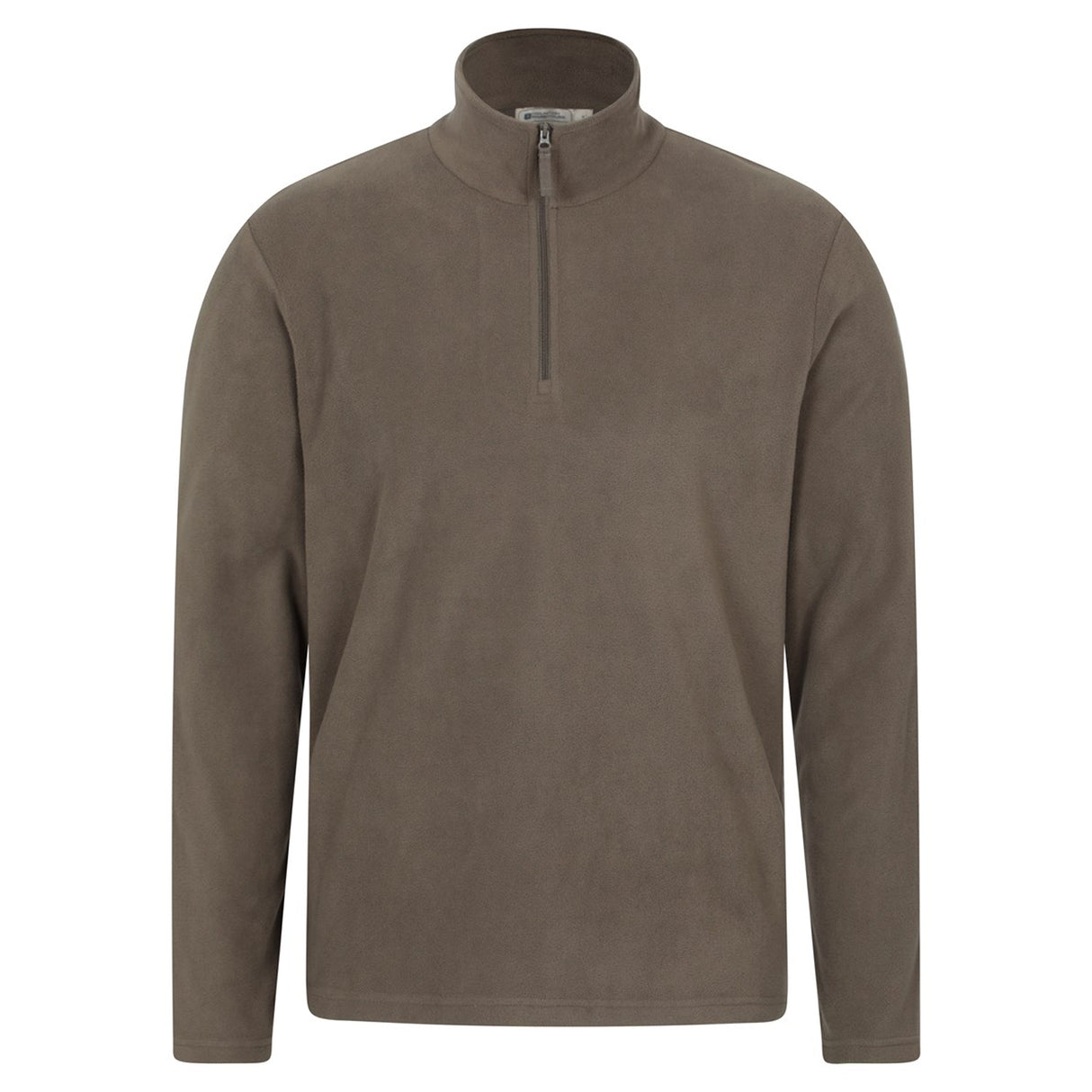 Mountain Warehouse Mens Camber II Half Zip Fleece Light Brown