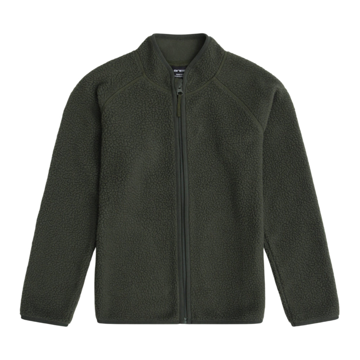 Animal Kids Borg Raglan Full Zip Fleece Jacket Dark Khaki