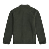 Animal Kids Borg Raglan Full Zip Fleece Jacket Dark Khaki