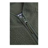 Animal Kids Borg Raglan Full Zip Fleece Jacket Dark Khaki