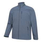 Mountain Warehouse Mens Grasmere Water Resistant Soft Shell Jacket Blue