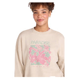Animal Womens Dakota Graphic Sweatshirt Cream