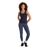 Animal Womens Active Ribbed Vest Top Black