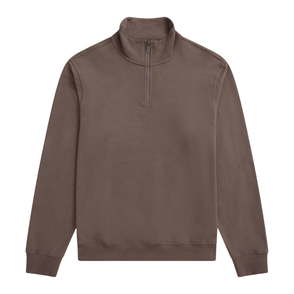 Animal Mens Sid Half Zip Sweatshirt Brown