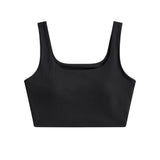 Animal Womens Laurel Cropped Tank Top Black