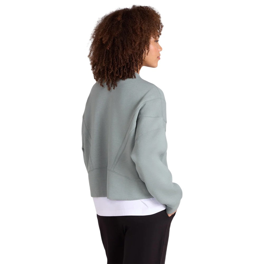 Animal Womens Active Crop Sweatshirt Pale Green