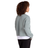 Animal Womens Active Crop Sweatshirt Pale Green