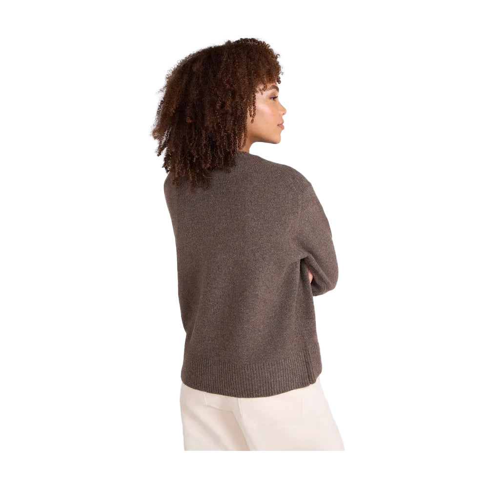 Animal Womens Fluffy Jumper Brown