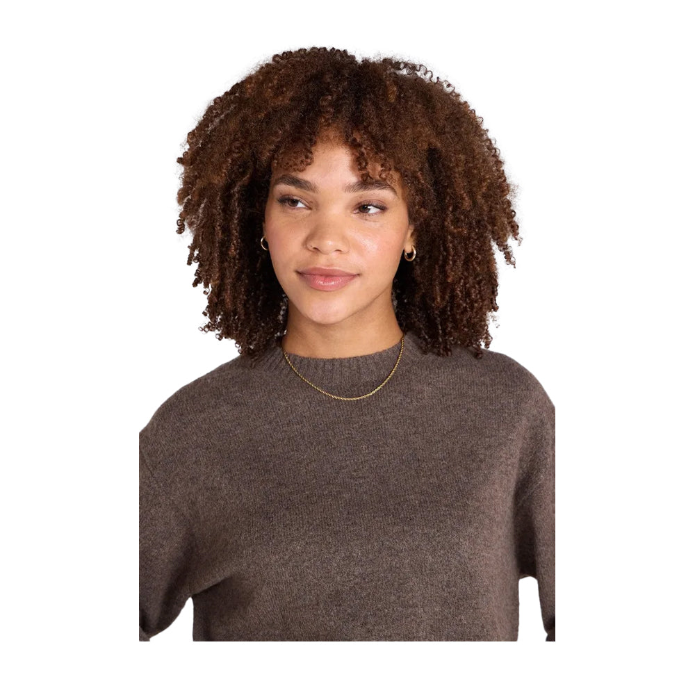 Animal Womens Fluffy Jumper Brown