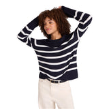 Animal Womens Cotton Textured Jumper Navy