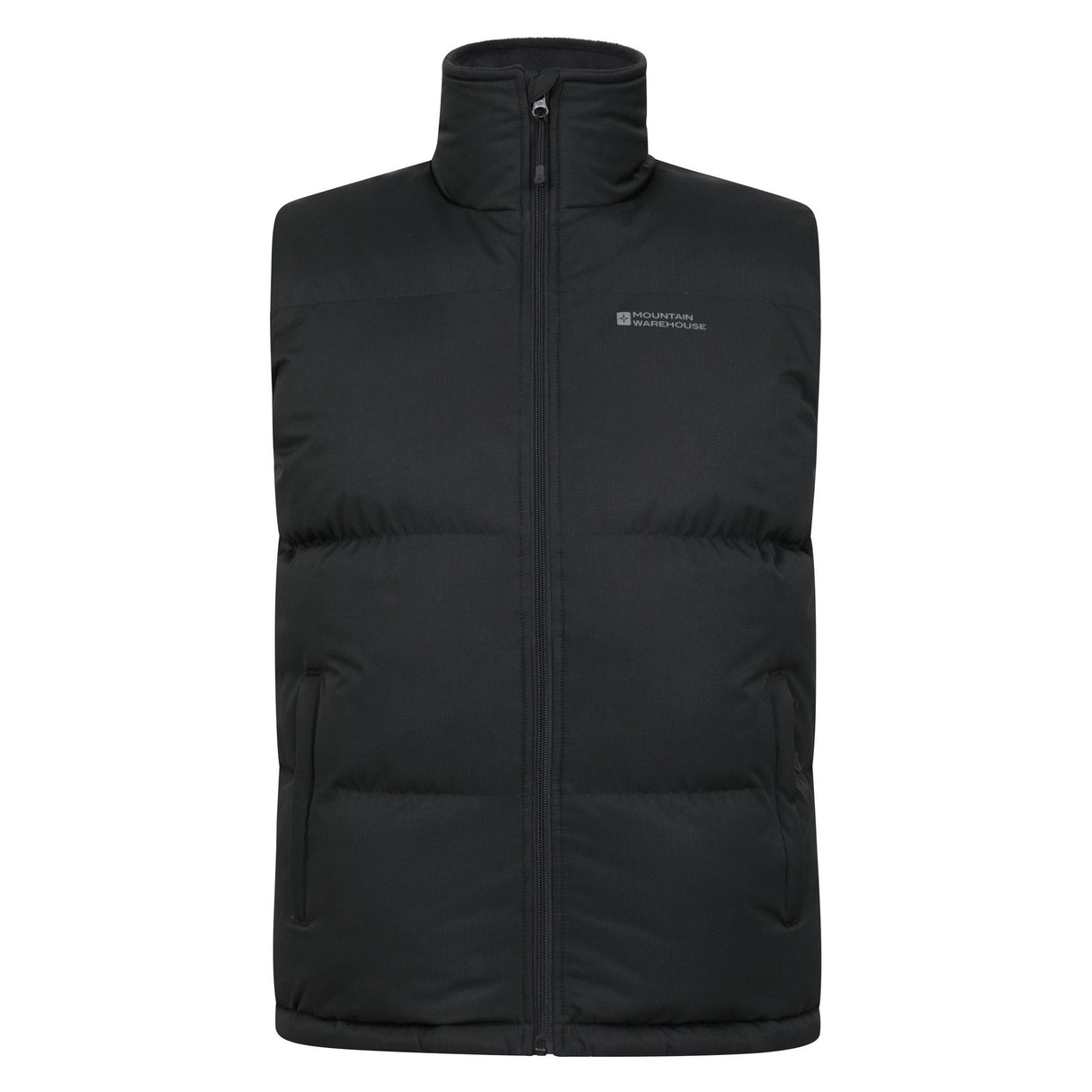 Mountain Warehouse Mens Rock Padded Gilet Black