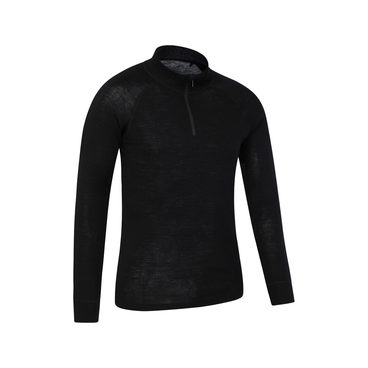 Mountain Warehouse Mens Merino II Base Layer Top Black