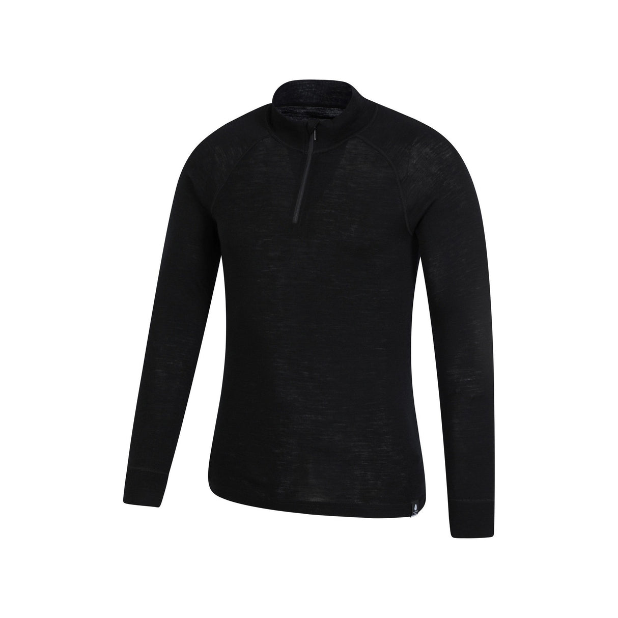 Mountain Warehouse Mens Merino II Base Layer Top Black