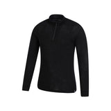 Mountain Warehouse Mens Merino II Base Layer Top Black