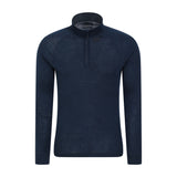 Mountain Warehouse Mens Merino II Base Layer Top Navy
