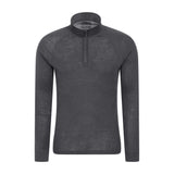 Mountain Warehouse Mens Merino II Base Layer Top Grey