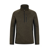 Mountain Warehouse Mens Treston Fleece Top Khaki Green