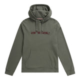 Animal Mens Driver Logo Organic Hoodie Khaki Green