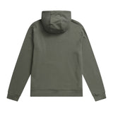 Animal Mens Driver Logo Organic Hoodie Khaki Green