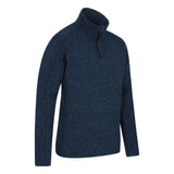 Mountain Warehouse Mens Idris II Half Zip Fleece Top Navy