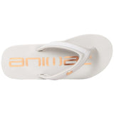 Animal Womens Logo Recycled Flip Flops Grey/Gold