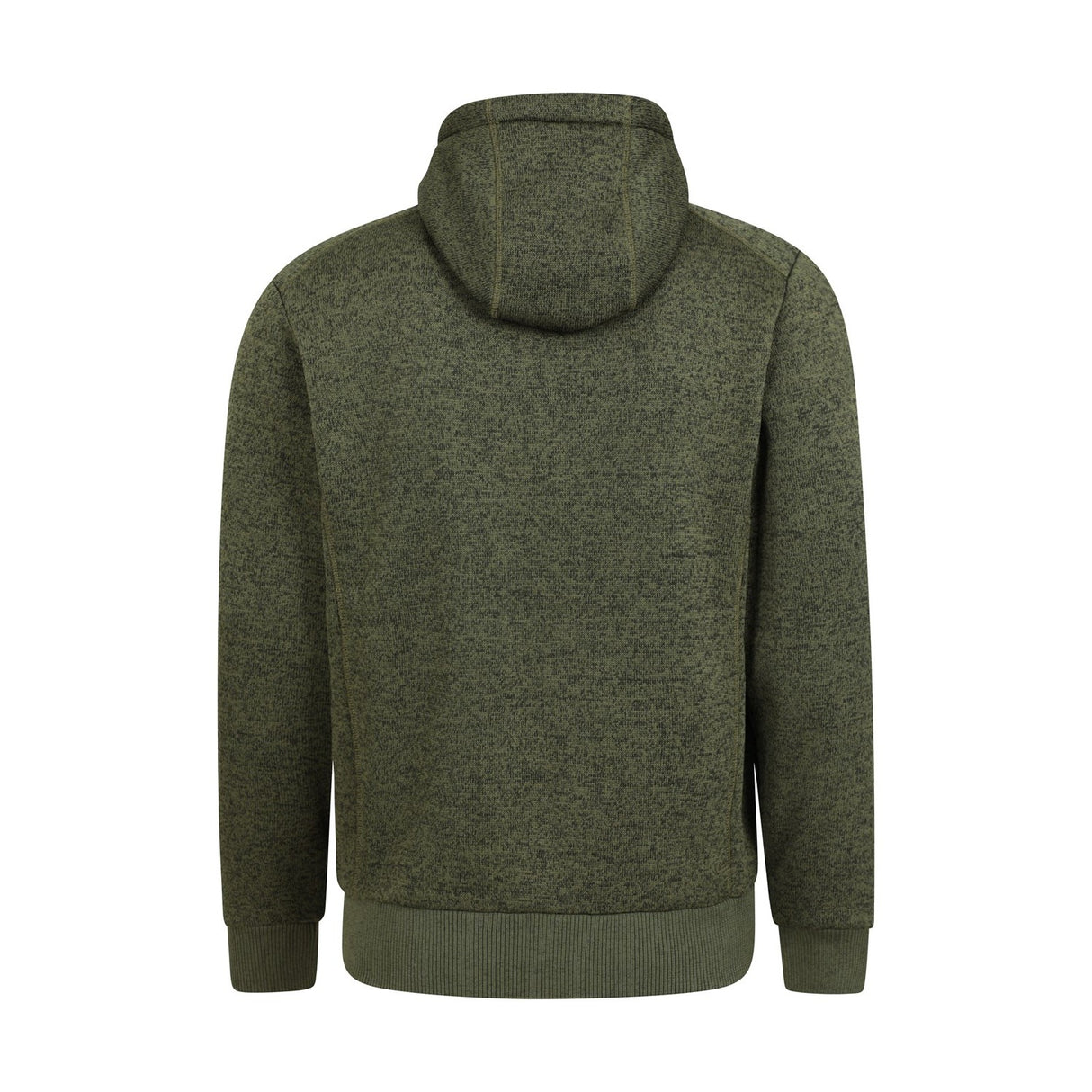 Mountain Warehouse Mens Nevis II Faux Fur Hoodie Green