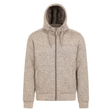 Mountain Warehouse Mens Nevis II Faux Fur Hoodie Beige
