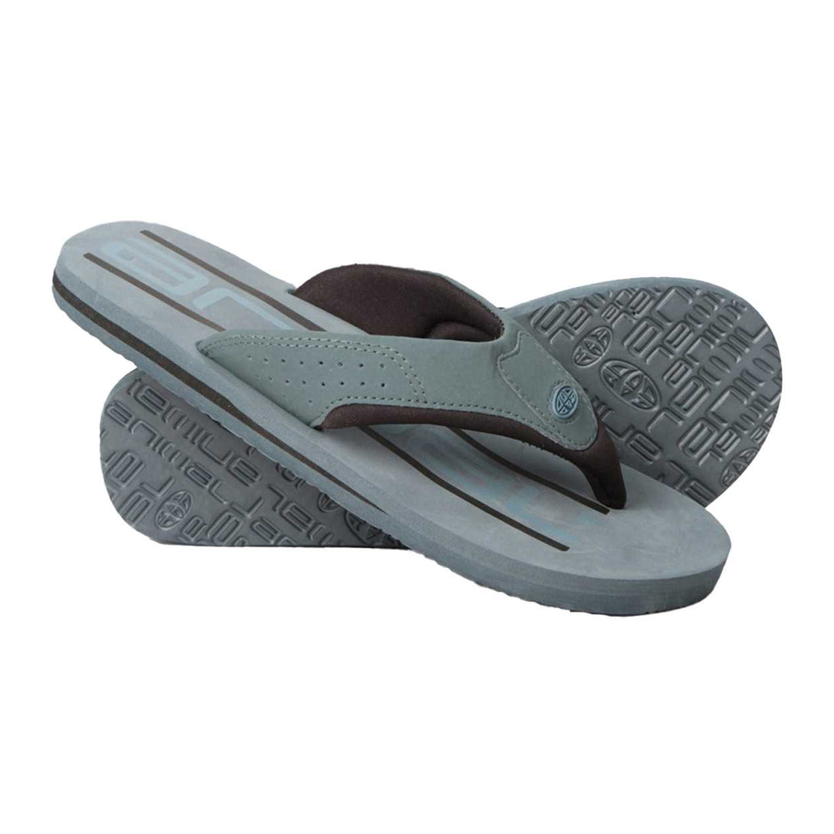 Animal Mens Jekyl Recycled Flip Flops Jet Black