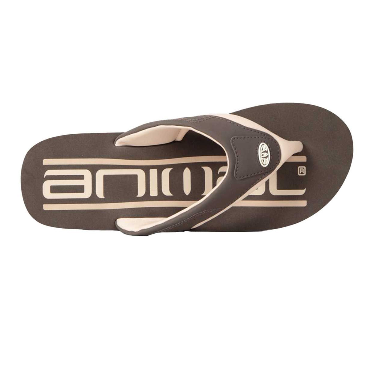 Animal Mens Jekyl Recycled Flip Flops Green