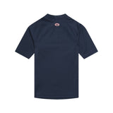 Animal Womens Daisy Logo Recycled Rash Guard Navy