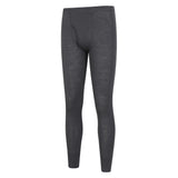 Mountain Warehouse Mens Merino II Thermal Bottoms Dark Grey