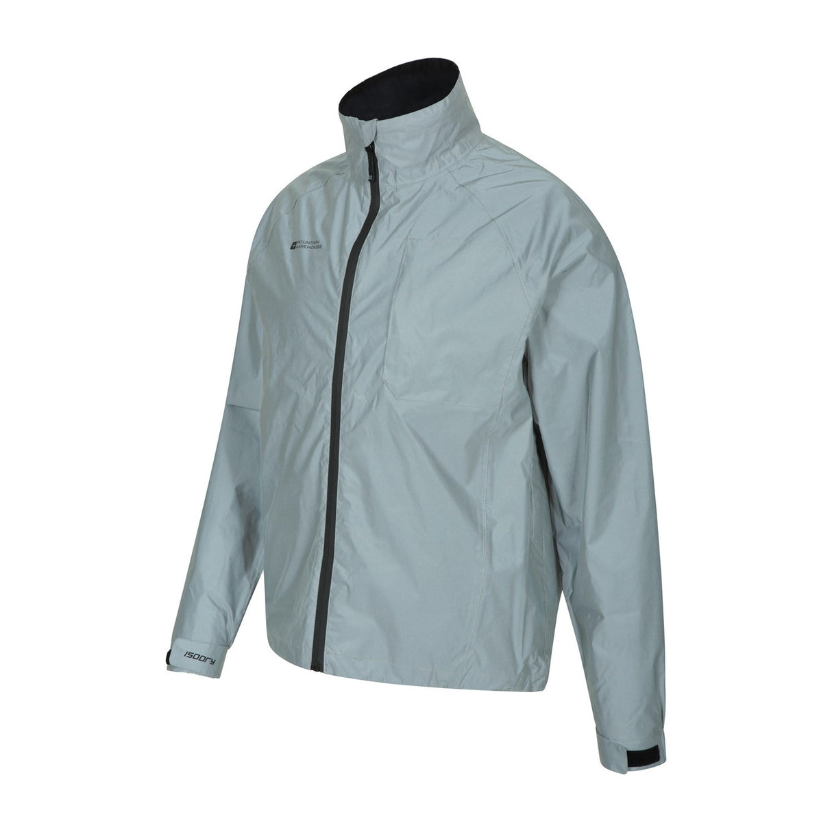Mountain Warehouse Mens Adrenaline II Waterproof Jacket Silver