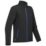 Stormtech Mens Orbiter Soft Shell Jacket Black/Azure